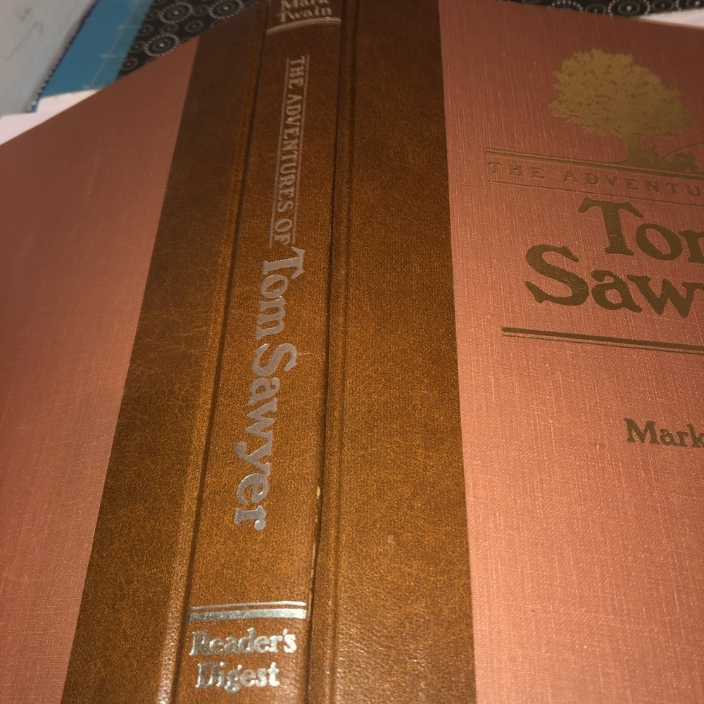 The Adventures of Tom Sawyer By Mark Twain , classic story of a great adventure